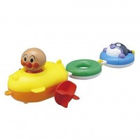 Anpanman麵包超人沖涼玩具(救生艇) - 細菌小子